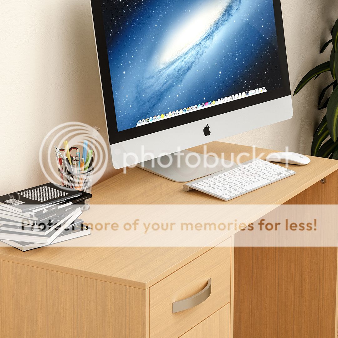 Computertisch 1 Schublade 1 Tür Laptop PC Tisch Büro Arbeitsstation